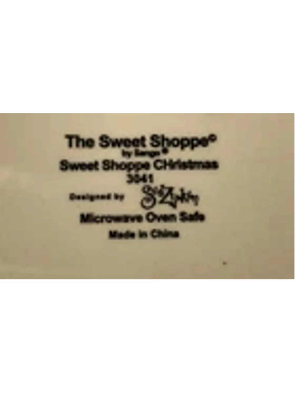 Sango The Sweet Shoppe Dinner Plate